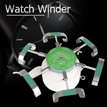 110/220V Sledovať Opravy Nástrojov 6 Zbrane Automatické Watch Winder Cyclotest Watch Winder Pre hodinár Testovanie Sledovať Tester Tools