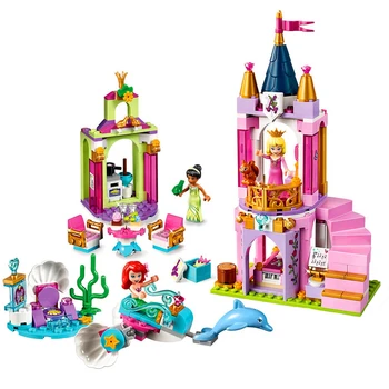 11177 kamarátkami Princess Tiana Kráľovskej Oslavy Model Obrázok Bloky Stavebné Tehly Hračky Pre Deti,