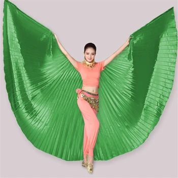 11Color Motýlích Krídel pre Ženy, Brušný Tanec Žena Cigán Sukne Praxi Fáze Nosenie India Oblečenie Zlato Kostým Nie Split Krídla