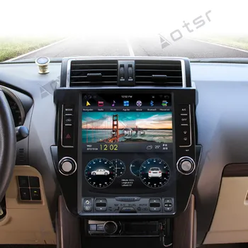 12.1 Palce Auto DVD Prehrávač pre Toyota Pôdy Cruiser Prado 150 2010-2013 GPS Navigácia Vstavané DSP 6 Core PX6 Android 9.0 Headunit