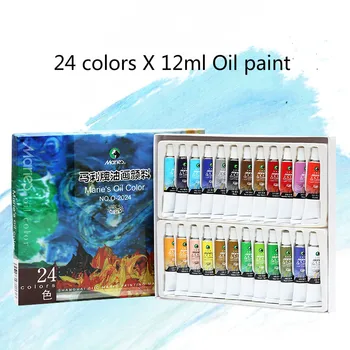 12/18/24 farba x12ml olejové farby set / art kreatívne maľovanie set /olejové farby set/art supplies /olejové farby/ art dodávok ropy farieb