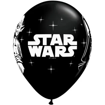 12 Palcový Black White Star Wars Latexové Balóny Piráti Tému Filmových Fanúšikov Party Dekorácie Narodeninovej Party Dodávky Deti Hračky, Lopty