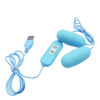 12 Rýchlosti Duálny Vibračné Vajíčka Nepremokavé Stimulátor Klitorisu USB Power sexuálnu Hračku pre Ženu, Žena Vyvrcholenie Bullet Vibrátor Dospelých Hračka
