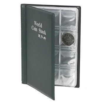 120 Vrecká Mince Zber Album Kniha Zbieranie Peňazí Organizátor Mini Cent Mince Skladovanie Vrecko pre Zberateľská Minca Držiteľ Albumy