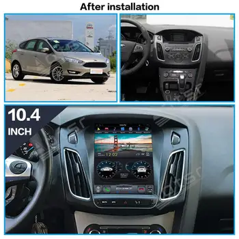 128 GB ROM Pre Ford Focus 2012-2018 Android 9.0 Tesla Štýl PX6 Carplay Auta GPS Navigácie Multimedia Rádio, Prehrávač Prehrávač
