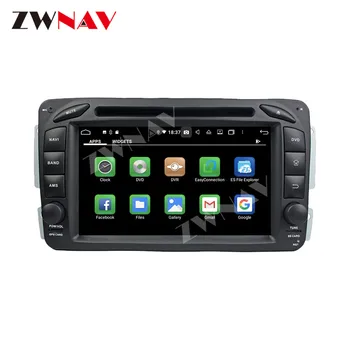 128G Carplay Android 10.0 DVD Prehrávač pre BENZ, C-trieda W203 2000 2001 2002 2003 2004 GPS Navi Auto Rádio Audio Stereo Hlava jednotky