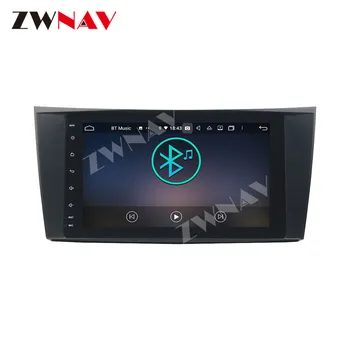 128G Carplay Android 10 DVD Prehrávač pre BENZ Triedy E W211 2002 2003 2004 2005 2006 2007 2008 GPS Navi Auto Rádio Audio Vedúci jednotky