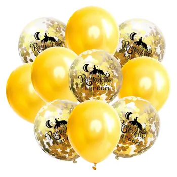 12inch Eid Mubarak Balónikov Moslimov Ramadánu Dekorácie Kareen Latexový Balón Hélium Vzduchu Loptu Happy Birthday Ballon Strana Dodávky
