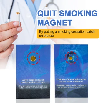 12PCS Magnet Auricular Prestať Fajčiť, Akupresúra Patch Prestať Fajčiť Proti Dymu Nie Cigarety Bezdymového Fajčiar Zdravie Terapia