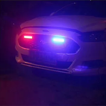 12~24V Mini Blesk Núdzové Lightbar KLASU Auto prednej Mriežky výstražné Svetlo Hlavu LED Pre Požiarne vozidlo Polície Povrchová Montáž