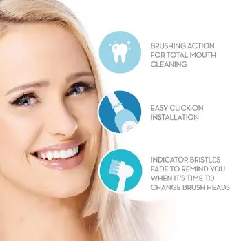 12×Náhradné Kefky Hlavice Oral-B Elektrická zubná Kefka Fit Advance Power/Pro Zdravie/Víťazstvo/3D Excel/Vitalitu Precision Clean