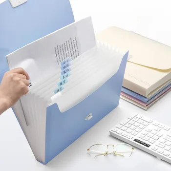 13 Mriežky Ručný Priečinok Súborov Orgán Box Vrece Multi-function Organizátor Skladovanie Držiteľa Dokumentu balíka Office A4 Zložka