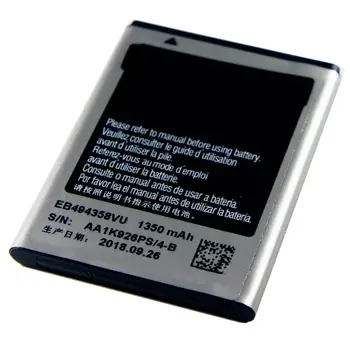 1350 mAh Batériu Telefónu EB494358VU pre Samsung Galaxy Ace S5830 S5660 S7250D S5670 i569 I579 Bateria Nabíjateľné Batérie