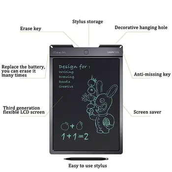 13inch LCD Písanie Tablet Písanie Stravovanie Pre Deti Kreslenie Graffiti Office Elektronickej svetelnej Energie Malé Tabuľa
