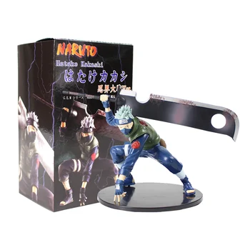 14 cm Naruto Shippuuden Hatake Kakashi Shinobi Svetovej Vojny s Mečom Ver. PVC Akcie Obrázok Zberateľskú Model Hračka Figúrka