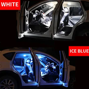 14pcs Auto Príslušenstvo Xenon White LED Žiarovky Balík Kit Pre 2009-Nissan Murano T10 31MM 39 MM Mapa Dome batožinového priestoru Lampa