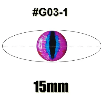 15 mm 3D #G03-1 / Veľkoobchod 150 Mäkká Tvarovaná 3D Holografické Ryby Oči, Lietať Viazanie, Prípravok, Lákať, Takže