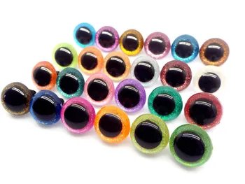 15 mm bábika príslušenstvo Plyšové Hračky Oči Plastové Bezpečnostné Oko príde s 10 rôzne farby majú podložky