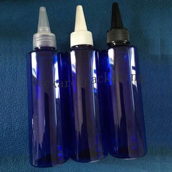 150ml X 50 prázdne kozmetická emulzia plastové fľaše s nádychom top spp,150g modrá/svetlá fľaše,kvapalné obaly fliaš