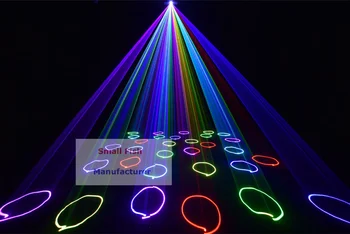 1550mw RGB Laser Projektor Profesionálne Stgae svetelný Efekt DMX 512 Regulátor Skener Dj Vybavenie, Party, Svetlo, Hudba Laser