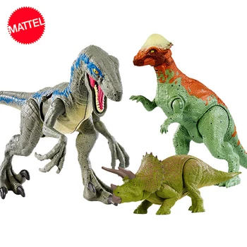 16-20 cm Pôvodná Jurský Svete Hračky Útok Pack Velociraptor Triceratops Dragon PVC Akcie Obrázok Model Bábiky, Hračky Pre Deti,