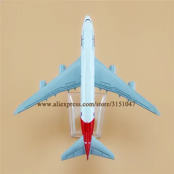 16 cm Vzduchu Qantas Ducha Austrália B747 Boeing 747 Dýchacích ciest Airlines Kovové Zliatiny v Lietadle Model Lietadla Diecast Lietadiel