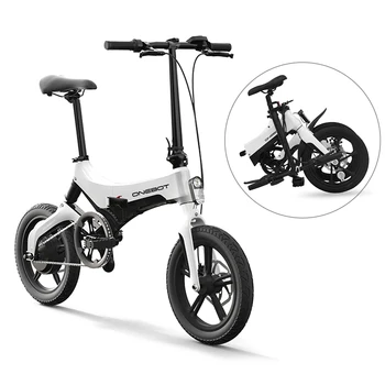 16 Palec Skladací Elektrický Bicykel Power Assist Motoriek, Elektrické Bike E-Bike 250W Motor a dvojité Kotúčové Brzdy