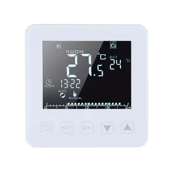 16A Programovateľné Kúrenie Termostat LCD Displej Elektrické Kúrenie Termostat Miestnosti Regulátor Teploty AC230~250V nové