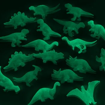 16pcs Jurský Hračka Dinosaur Noctilucent Obrázok Hračky Dinosaurov Model Simulácie Dragon Žiariace V Tme