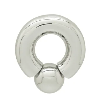 17 mm x 22 mm z nehrdzavejúcej ocele, piercing krúžok veľké rozchod skrutku v lopta krúžok piercing šperkov