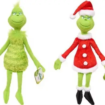 18 cm-32 cm Grinch Plyšové Hračky Zelené, Chlpaté plyšáka Karikatúra Psa Bábika Vianoce, Halloween Darček Pre Dievča, Chlapca Hot Predaj