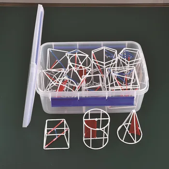 18 ks/sada 3D Vizualizácia Priestorových Geometrických Solid Model - Vysoká Škola Matematiky Geometria Vizuálne Pomôcky Učebné Nástroje Vzdelávacie Hračka