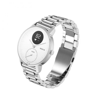 18 mm 20 mm z Nehrdzavejúcej Ocele Sledovať Kapela Popruh pre Nokia Withings Ocele HR 36 MM 40 MM Smart hodinky náramkové Rýchle Uvoľnenie Watchband pásu