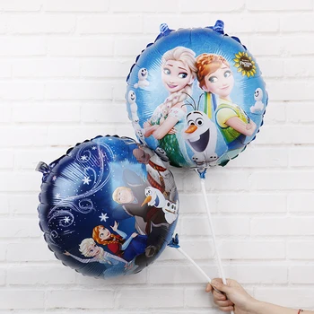 18-palcové Elsa Anna fóliové balóniky 10pcs/veľa Princezná Nafukovacie Hélium Globos Happy Birthday Party Dekorácie Deti, Darčeky, Hračky