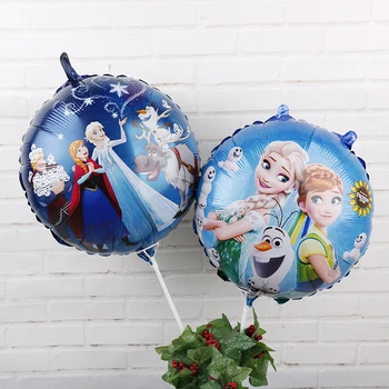 18-palcové Elsa Anna fóliové balóniky 10pcs/veľa Princezná Nafukovacie Hélium Globos Happy Birthday Party Dekorácie Deti, Darčeky, Hračky