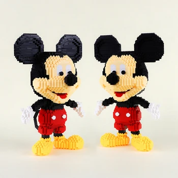 1832pcs karikatúra Disney mickey mouse stavebné bloky model Mikro Častice vzdelávacích hračiek, darčekov pre deti,