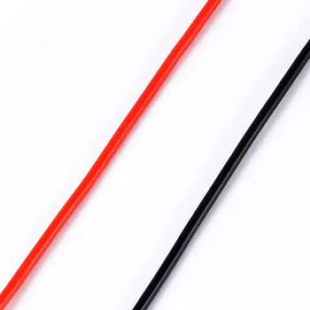 18AWG 5m Elektronické Silikónové Káblov wire Gauge Flexibilné Plietol Medené Káble, Elektronické Vodiče 2,5 m červená 2,5 m čierny kábel drôt