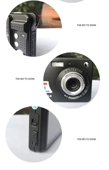 18MP 8X Digitálny Zoom Deti, Mini Kamery, 2.7