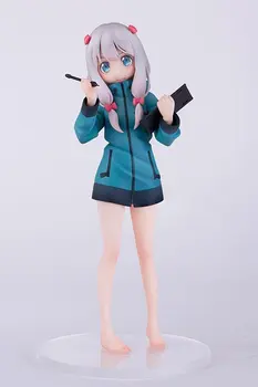 19 cm Eromanga Sensei Izumi Sagiri zelená Akcia obrázok Anime Hračka Bábika Kolekcie Model Hračka pre priateľov darček