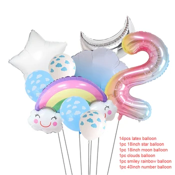 19pcs/Veľa Balóny Happy Birthday 40inch Číslo Balón Party Dekorácie Balóny Arch Auta Garland Globos