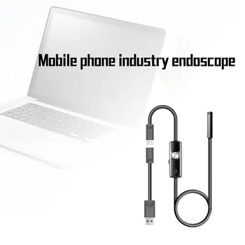 1M 1,5 M 5,5 mm 7 mm Endoskopu Fotoaparát Flexibilné Vodotesný IP67 Inšpekcie Borescope Fotoaparát na Android, PC, Notebook 6LEDs Nastaviteľné