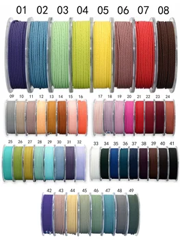 1mm Hodvábnou niťou milan kábel DIY Šperky a balenie & topánky, lano, Náhrdelníky & Náramky, laná, lano riadku 39 farby 15 m/roll