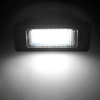 1Pair Auto špz Svetlo LED Číslo špz Svetla 6000K 3W 12V 0.3 Pre BMW E39 E70 E71 X5 X6 E60 M5 E90 E92 E93 M3
