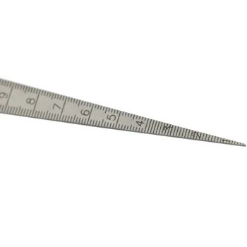 1pc 1-15 mm z Nehrdzavejúcej Ocele Taper Rozchod Čidiel Medzera Otvor Metrika Merací Nástroj