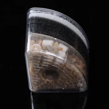 1Pc Akvárium Vzduchom Poháňané Bio Rohu Filter Hubky Smažiť Krevety Nano akvárium Akvária 10*8*12 cm