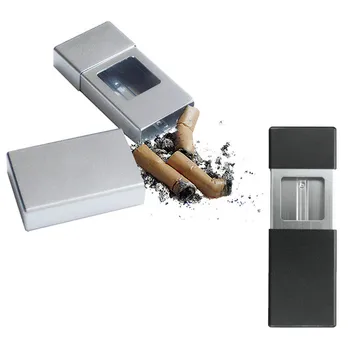 1pc Hliníkovým Mini Prenosné Fajčenie Popolník Držiteľ Prípade Úložný Box Pre Cestovanie, Auto-Ľahko Sa prenáša Fajčenie Príslušenstvo