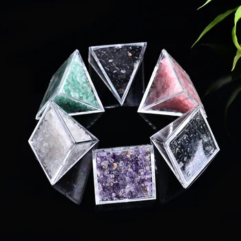 1PC prírodný kryštál ruže quartz ametyst quartz energy malý kúsok drahokam pyramída môže byť použitá pre domáce dekorácie DIY darček
