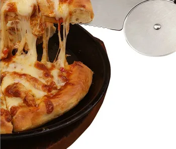 1PC Tvorivé Skladaný Kolieskom na Pizzu Nôž z Nehrdzavejúcej Ocele Pizza Krájač Pečivo Slicer Kuchynské Náradie LB 053