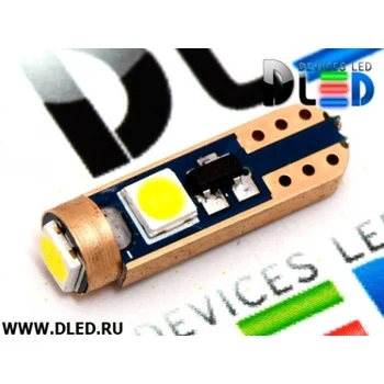 1pcs LED Auto, Žiarivka T5, W1.2W - 3 SMD 3030