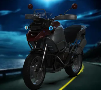 1PCS Motocykel Zase Signál Horizont Modifikácie LED Off-road Vozidla Príslušenstvo Zase Svetlo Zase Signál Turbíny Dňa Upozornenie L